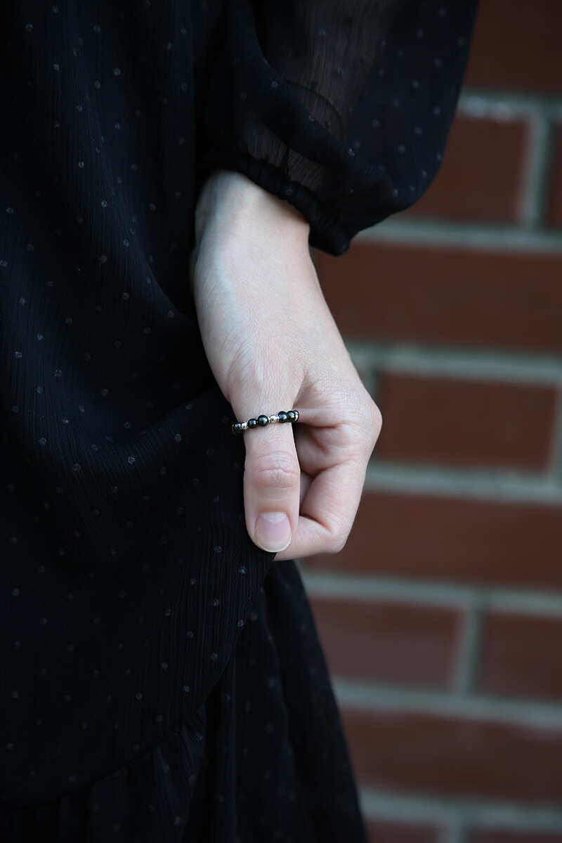 Кольцо Black Pearl Ring_1